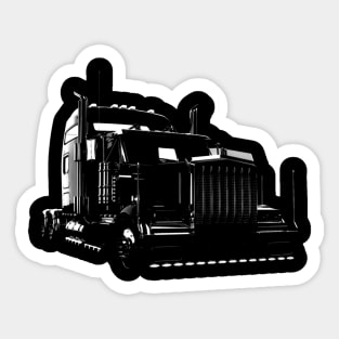 Super Semi Truck Sticker